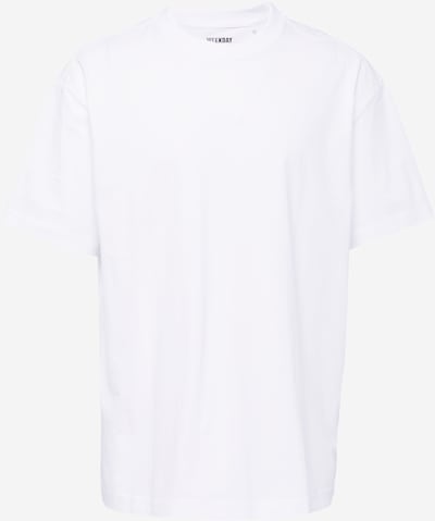 Tricou WEEKDAY pe alb, Vizualizare produs