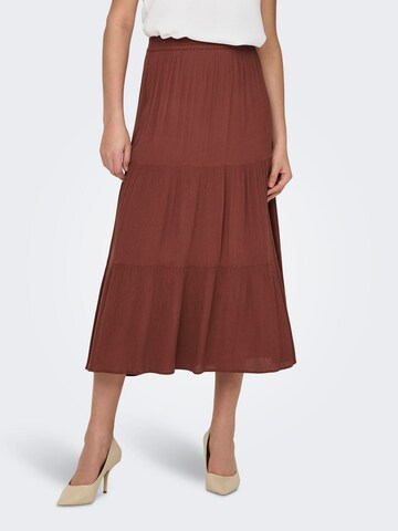 ONLY Skirt 'ONLMikka' in Brown: front