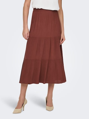 ONLY Skirt 'MIKKA' in Brown: front