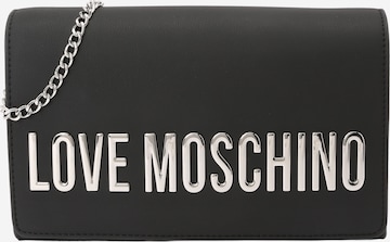 Geantă de umăr de la Love Moschino pe negru: față