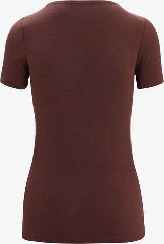 ICEBREAKER Performance shirt 'Siren' in Brown