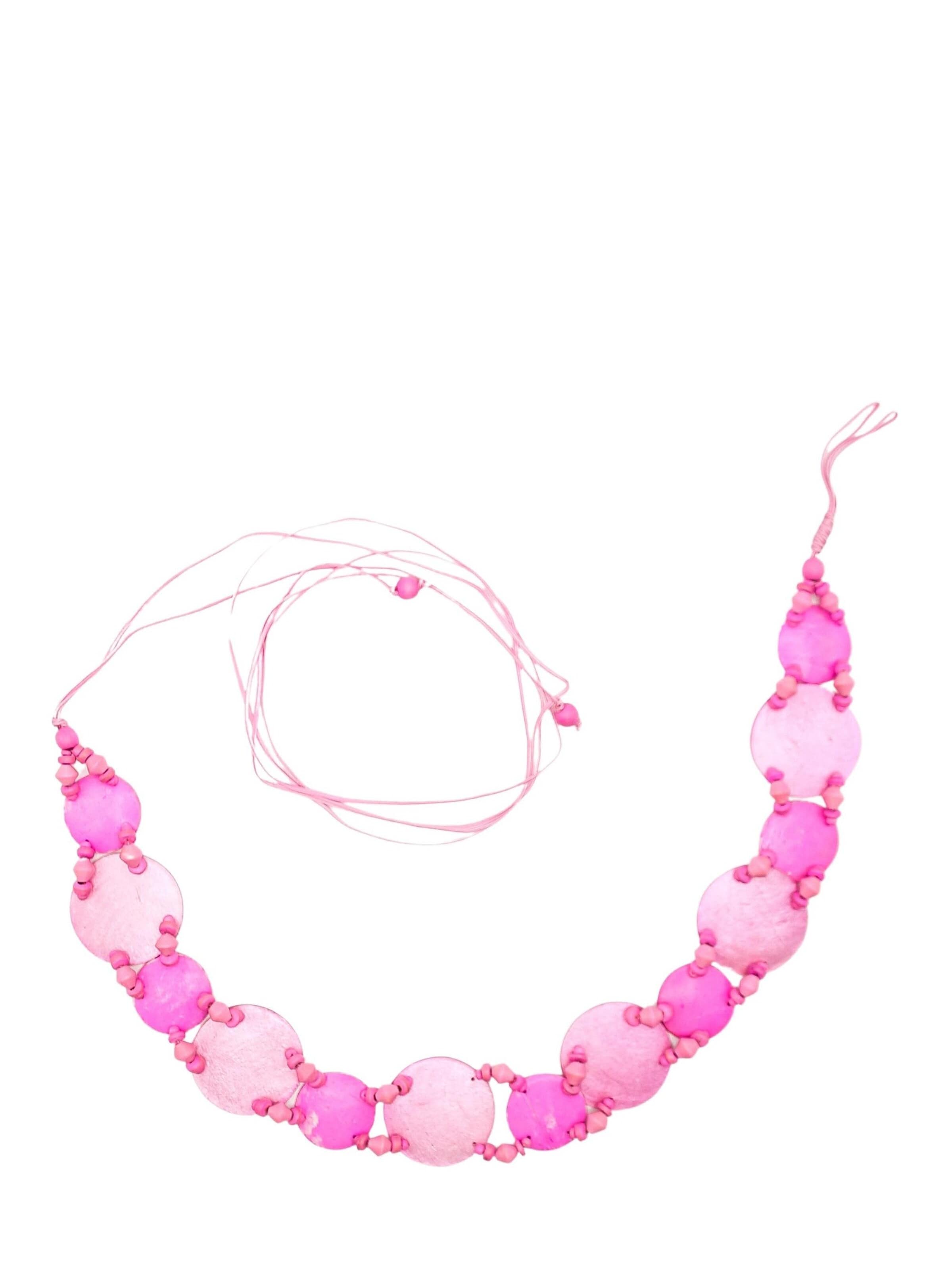 COLLEZIONE ALESSANDRO Belt 'Muscheln' in Pink: front