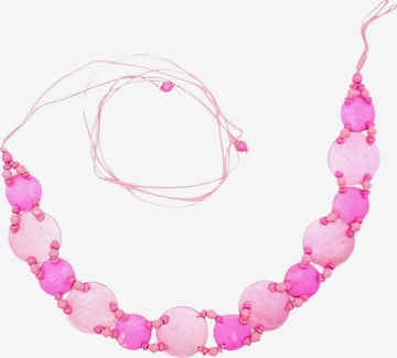 COLLEZIONE ALESSANDRO Belt 'Muscheln' in Pink: front