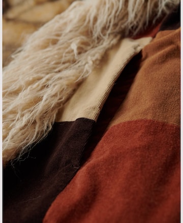 Manteau d’hiver 'Afghan' Superdry en marron