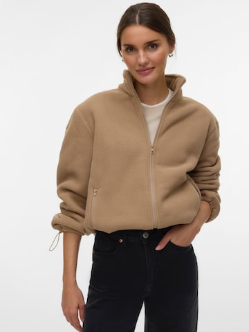 VERO MODAFlis jakna 'VMJANNIE' - smeđa boja: prednji dio