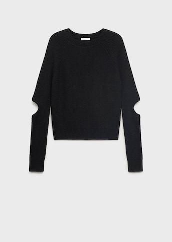 MANGO TEEN Sweater 'Elbow' in Black