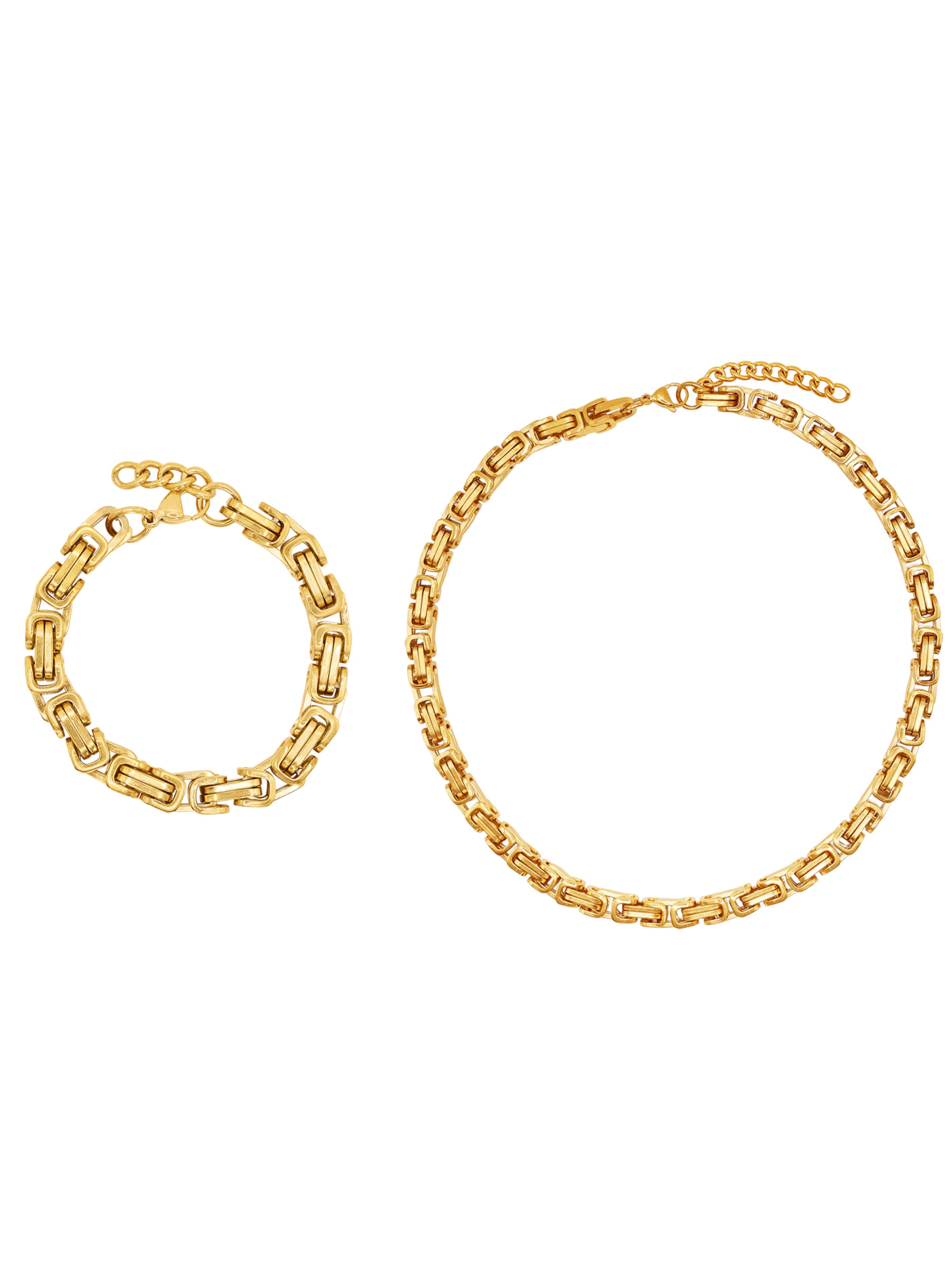 Heideman Sieraden set 'Levin' in Goud: voorkant