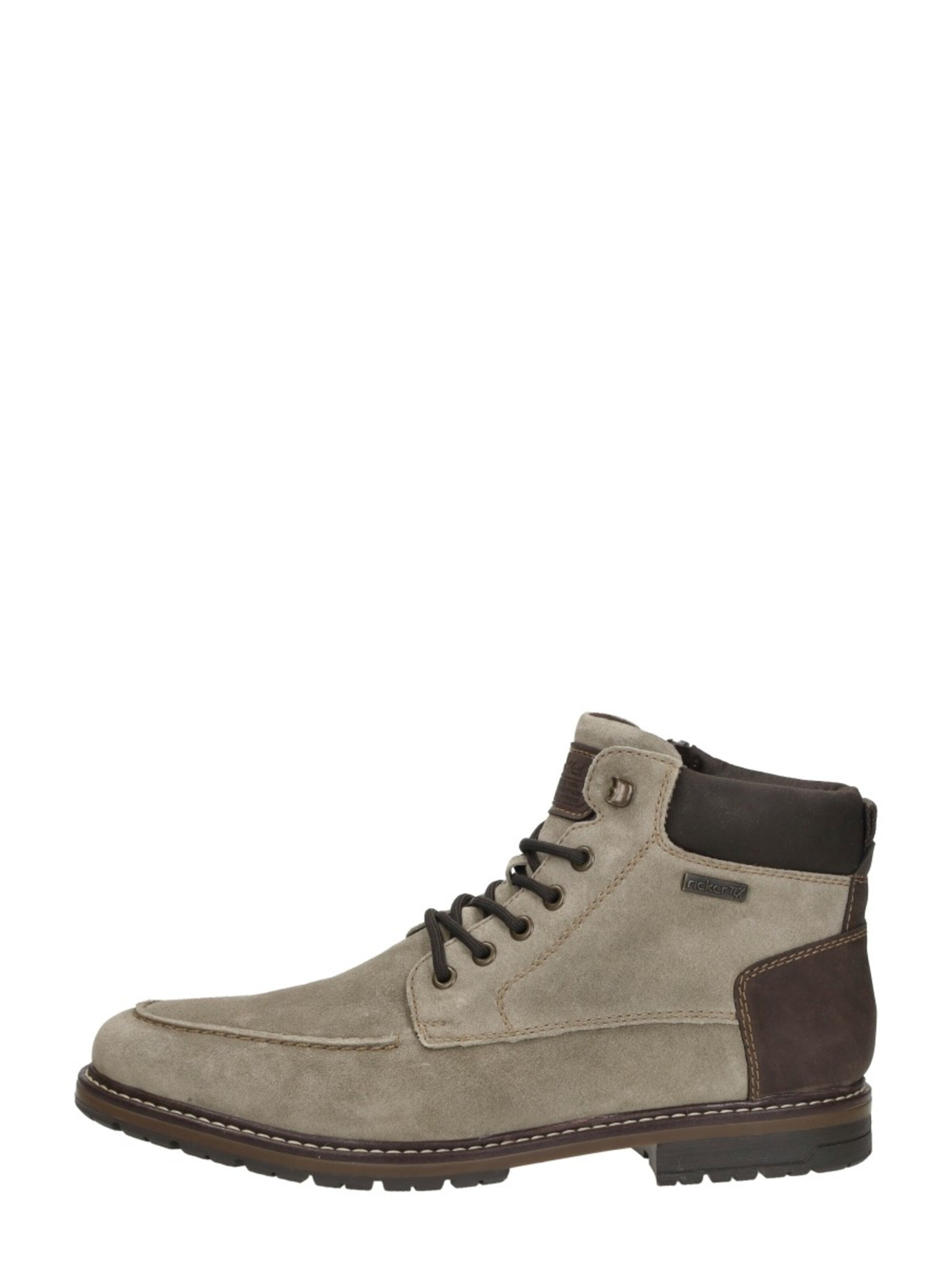 Bottes à lacets 'Veterschoenen Hoog' Rieker en beige : devant
