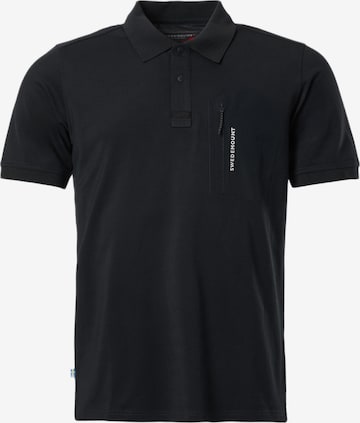 SWEDEMOUNT - Camiseta 'Lofoten' en negro: frente