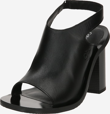 Calvin Klein Jeans Sandal i svart: framsida