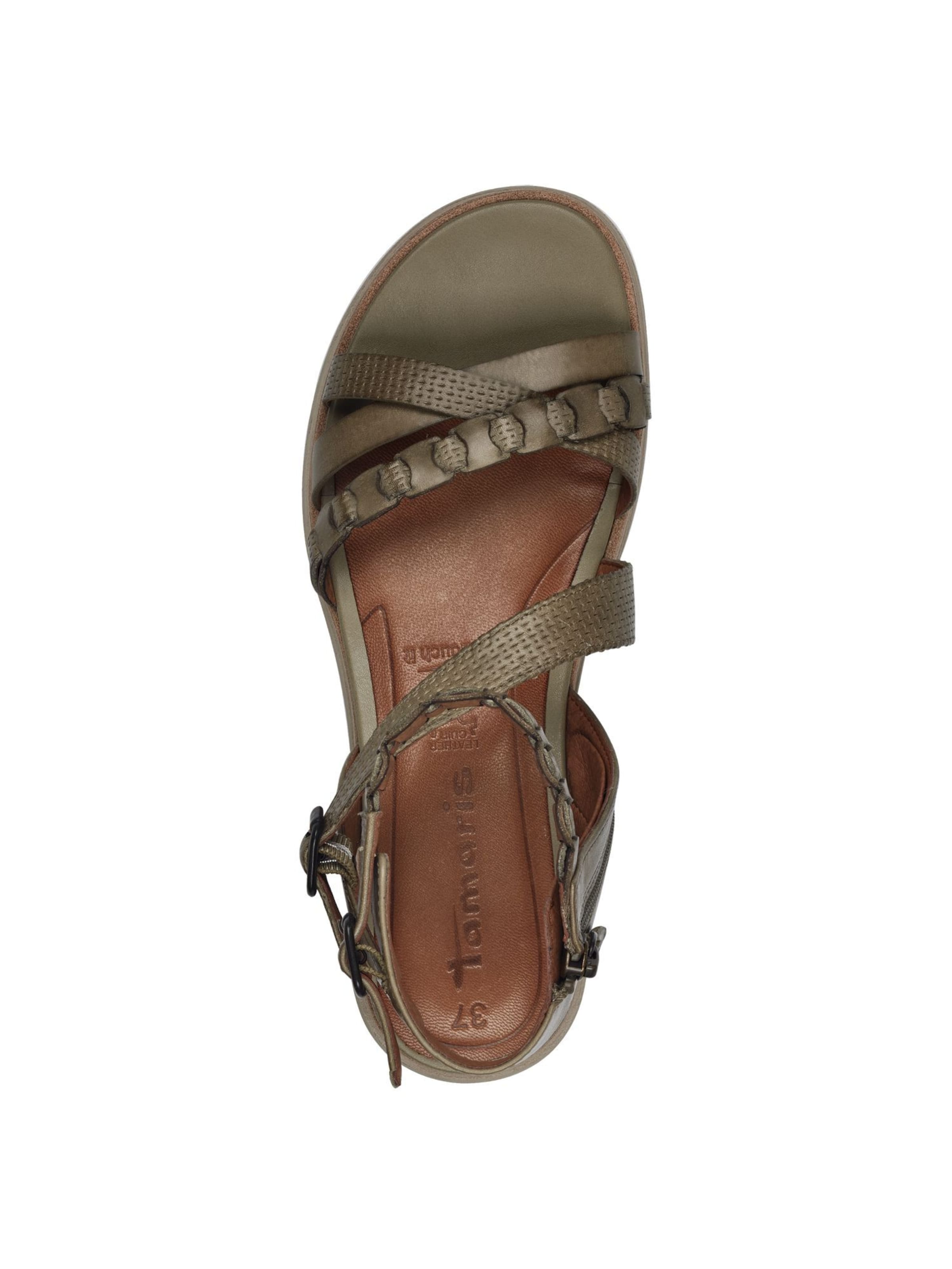 Tamaris Strap sandal in Green
