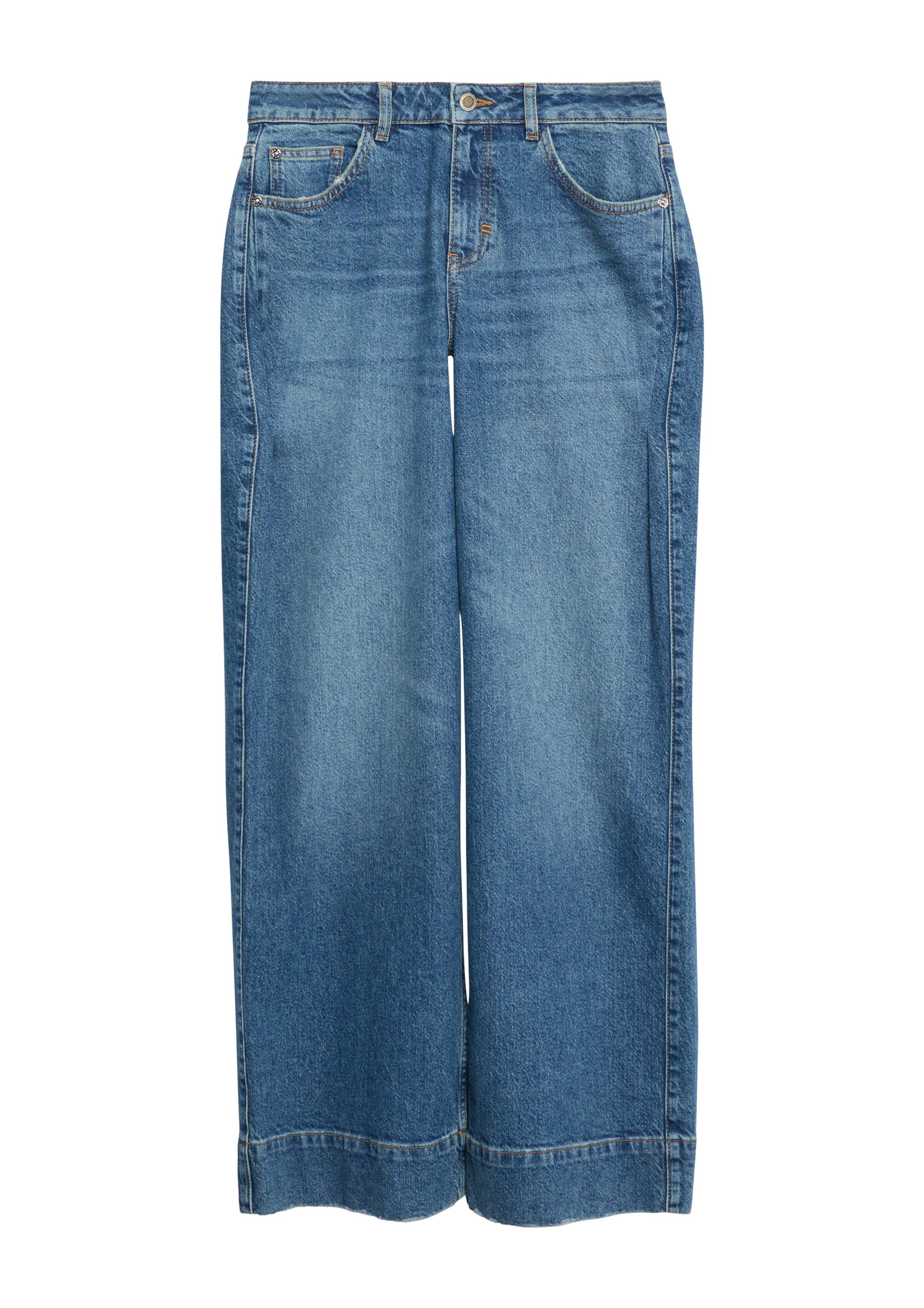 COMMA Wide Leg Jeans in Blau: Vorderseite