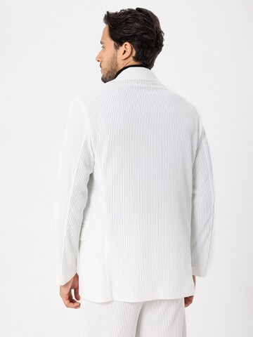 Coupe regular Veste de costume Antioch en blanc