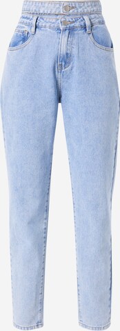 Misspap Tapered Jeans in Blauw: voorkant