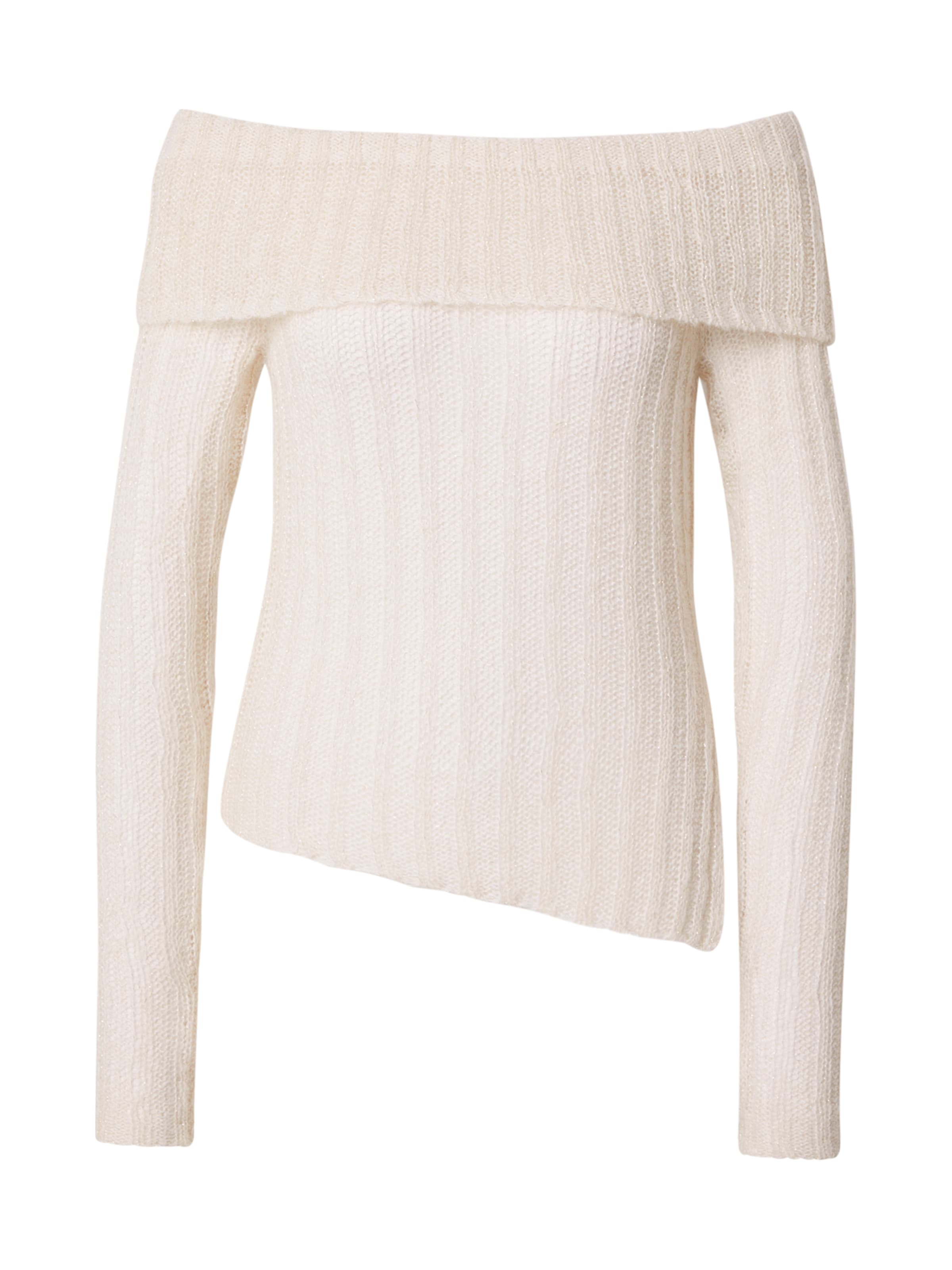 Monki Пуловер в бяло: отпред