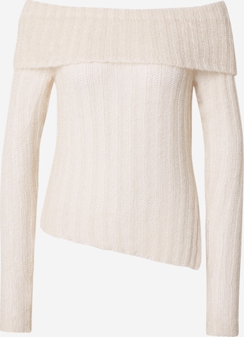 Monki Sweater in White: front