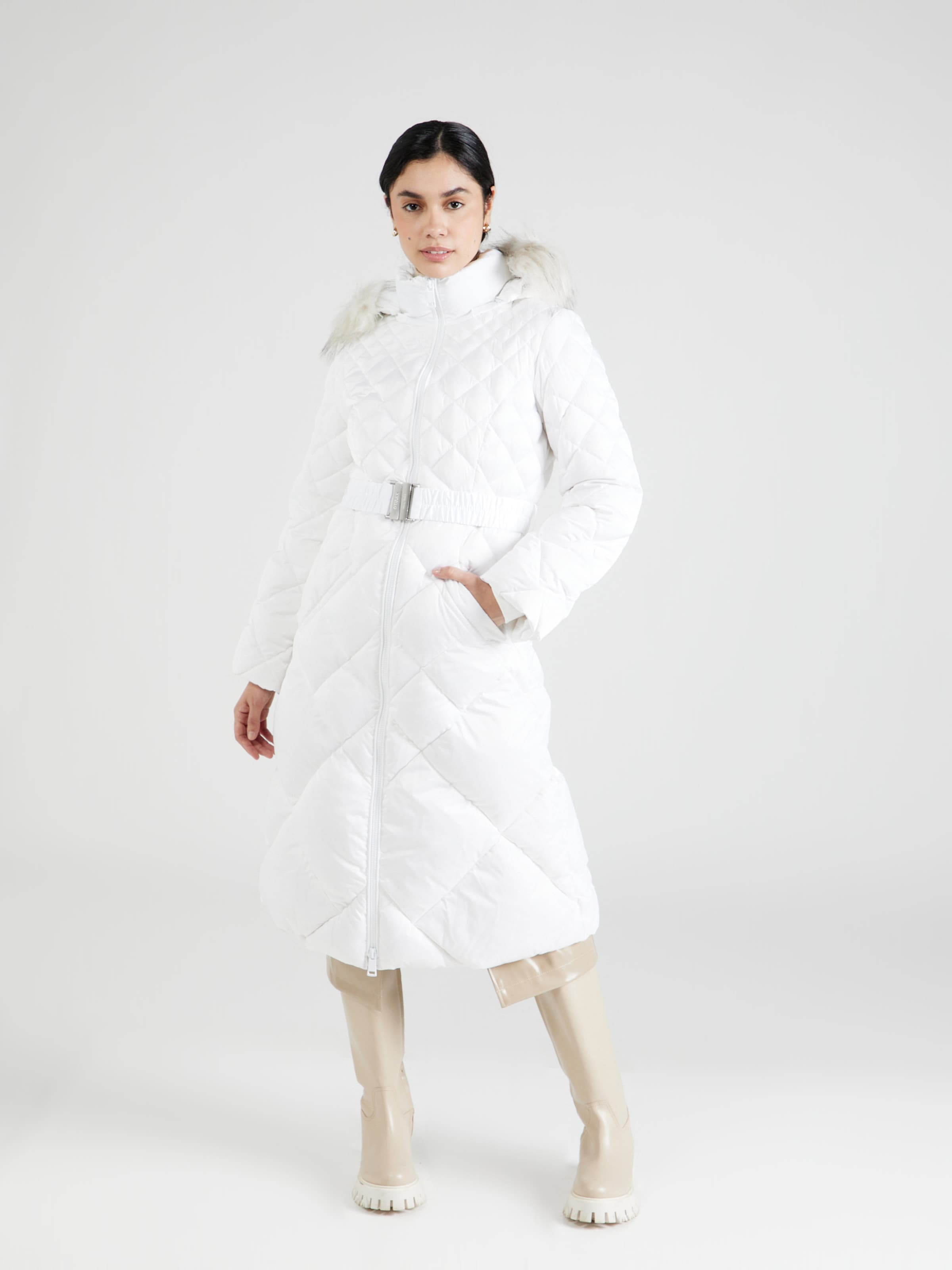 GUESS Winter coat OLGA in White ABOUT YOU