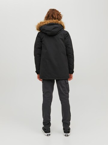 Jack & Jones Junior Winter Jacket 'Winner' in Black