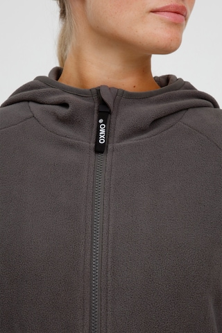 Oxmo Fleece Jacket 'FINJA' in Grey