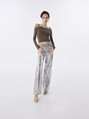 T-shirt Twist en gris