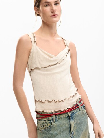 Desigual Top | bež barva