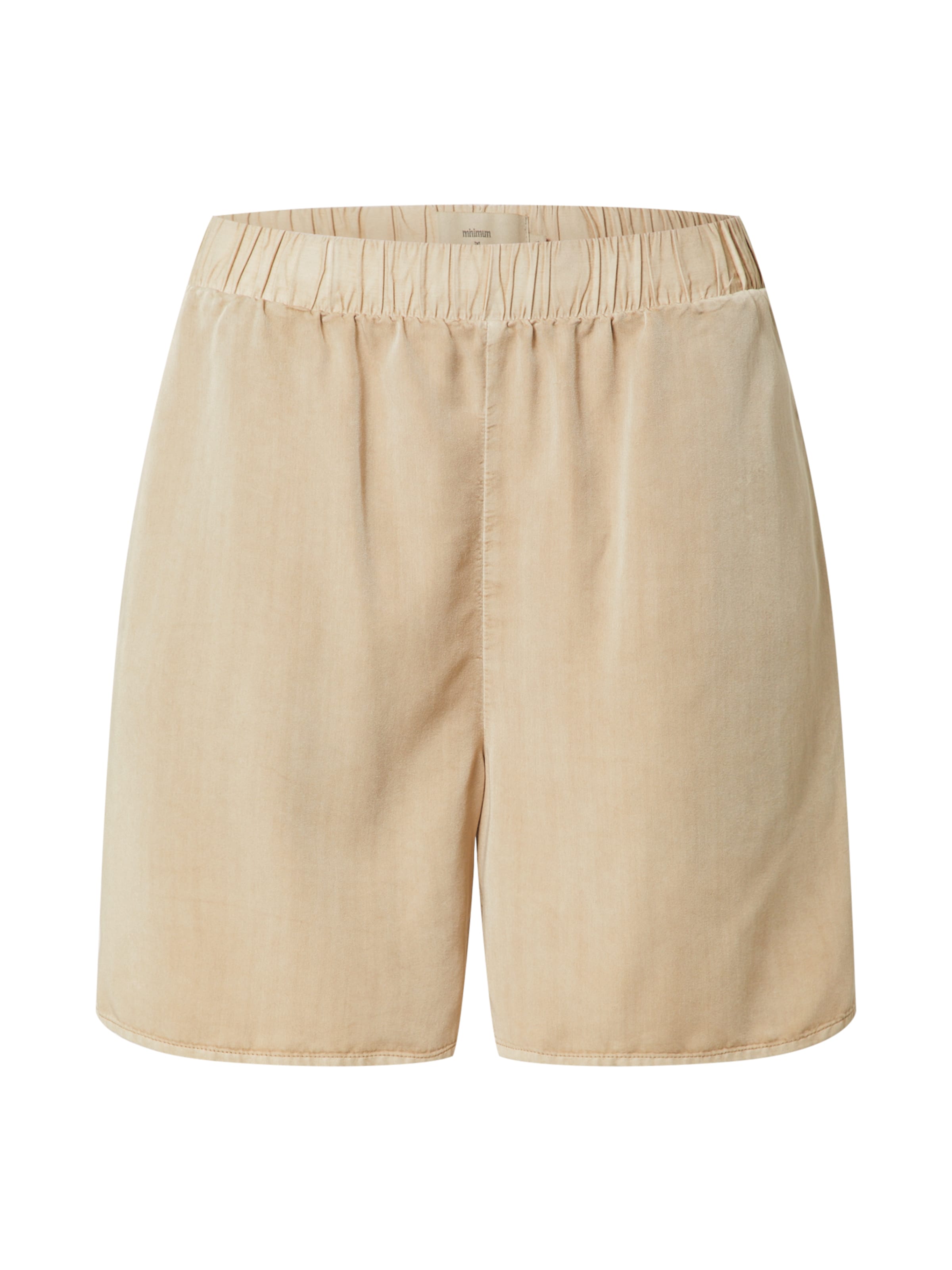 minimum Широка кройка Панталон 'ACAZIO' в бежово: отпред