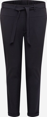 KAFFE CURVE Regular Trousers 'Jia' in Black: front