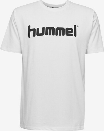 Hummel Shirt in Wit: voorkant