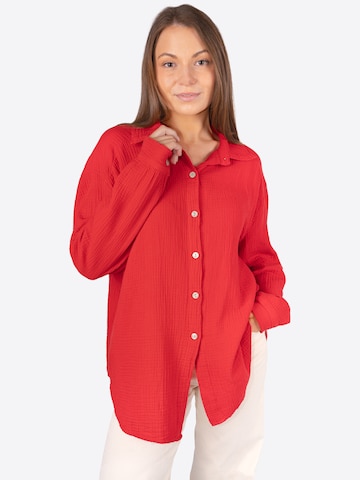Seasons of April Blouse 'Sasha' in Rood: voorkant