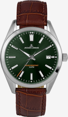 Jacques Lemans Analog Watch in Brown: front