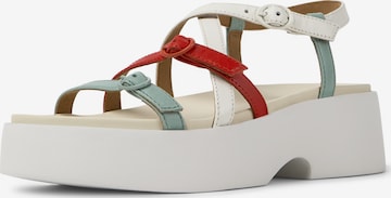 CAMPER Strap sandal 'Tasha' in White: front