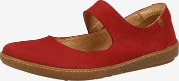 EL NATURALISTA Ballet Flats in Red: front