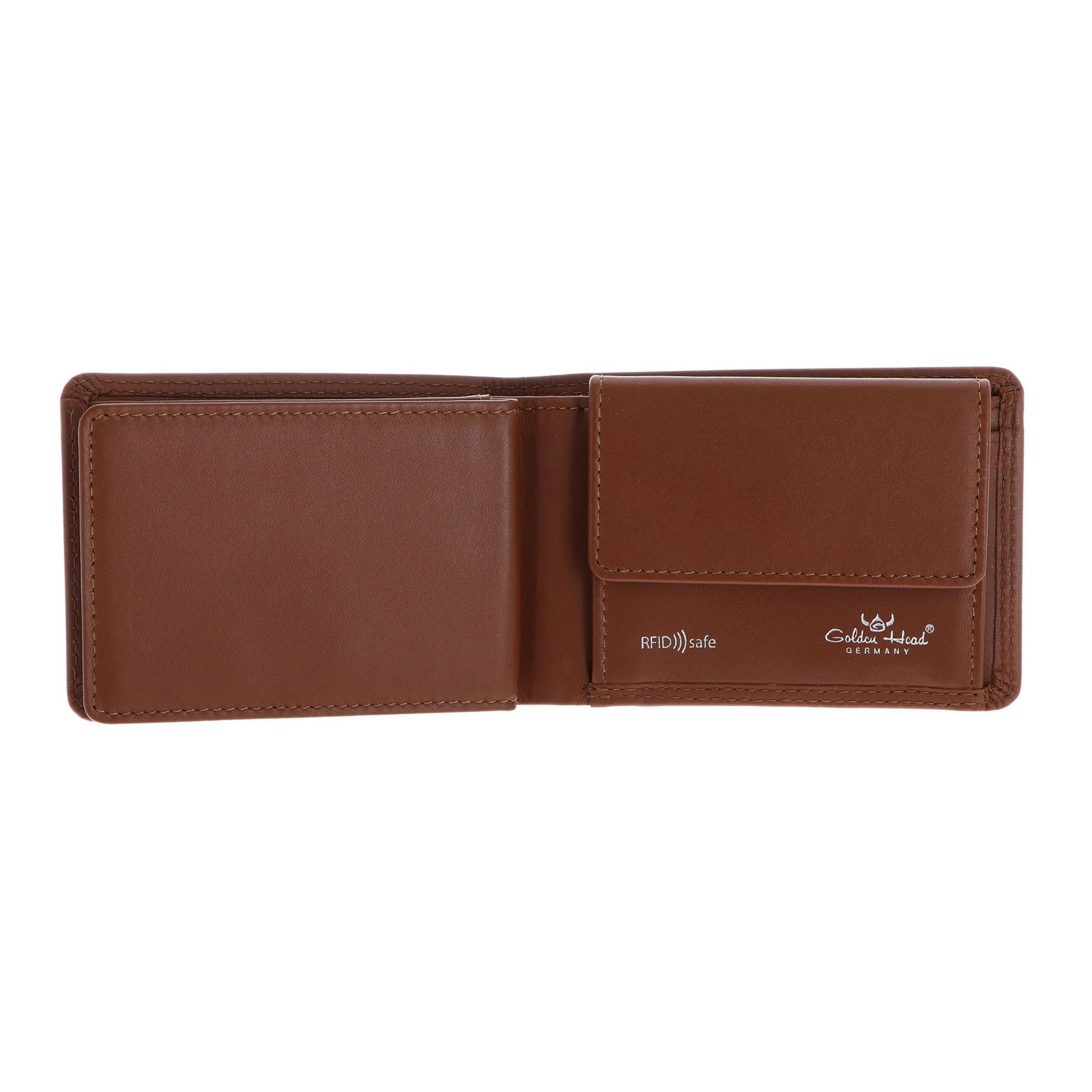 GOLDEN HEAD Wallet 'Polo' in Brown