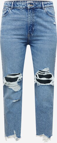 Regular Jeans 'JAGGER' de la ONLY Curve pe albastru: față