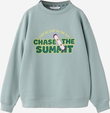 Sweat 'MANU6' MANGO KIDS en bleu : devant