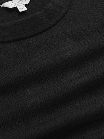 Cellbes of Sweden Gebreide jurk in Zwart