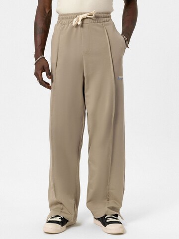 VAMOS CLO Loosefit Bukser 'Balloon Flower' i beige: forside