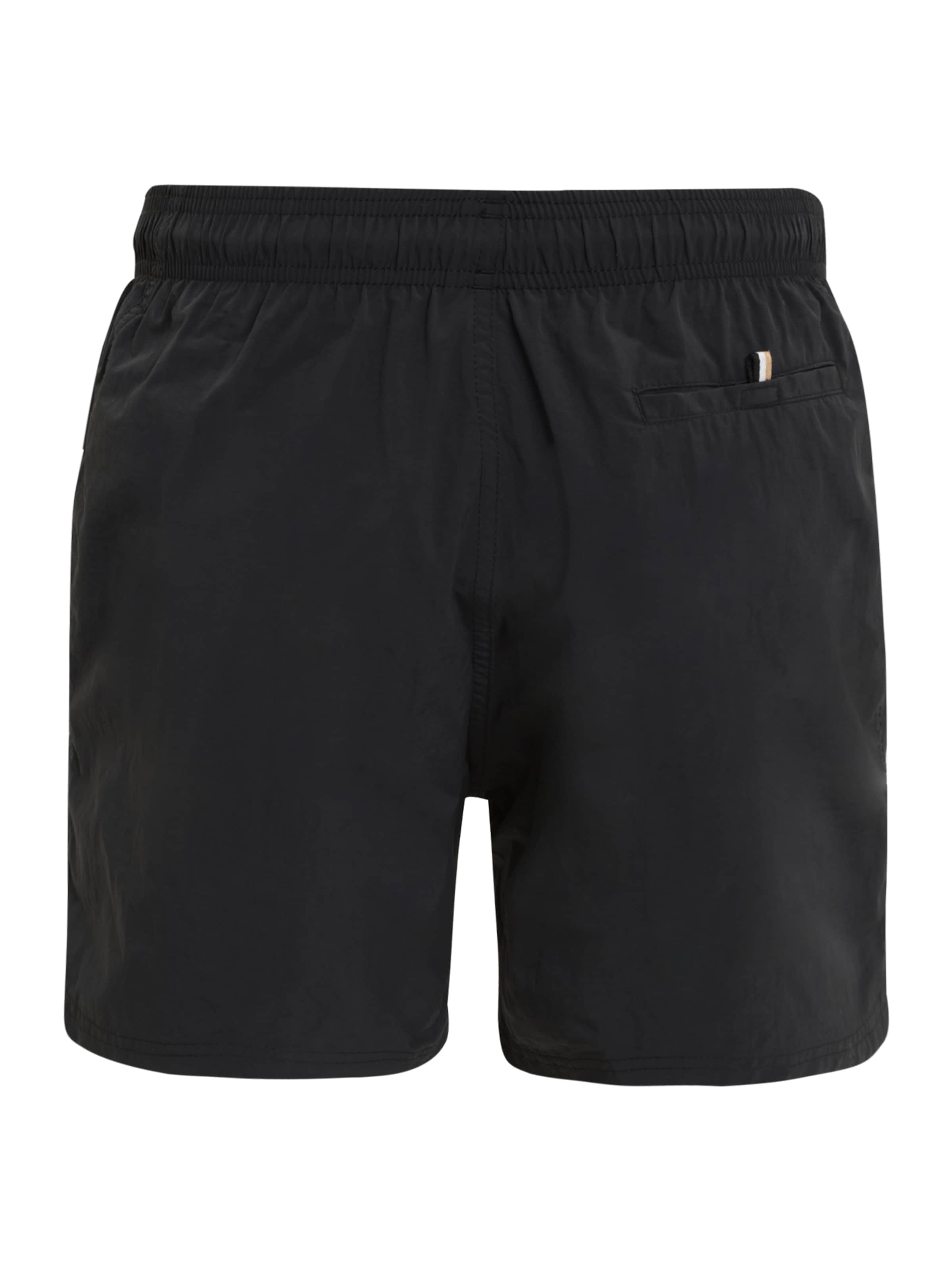 BOSS Plavecké šortky 'Octopus' – černá