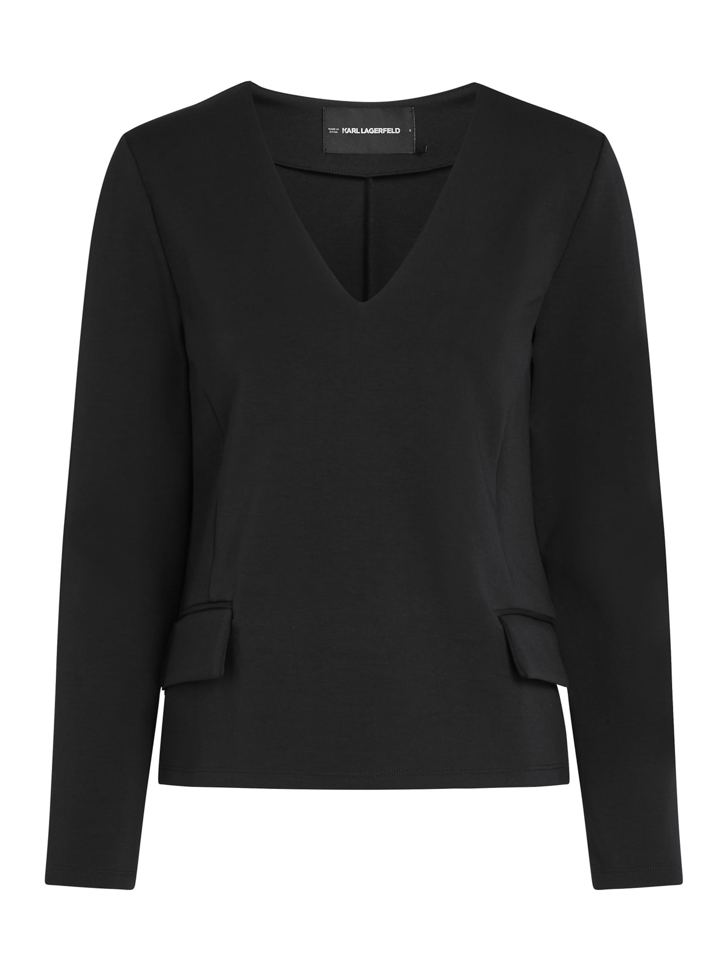Karl Lagerfeld - Sweatshirt em preto: frente