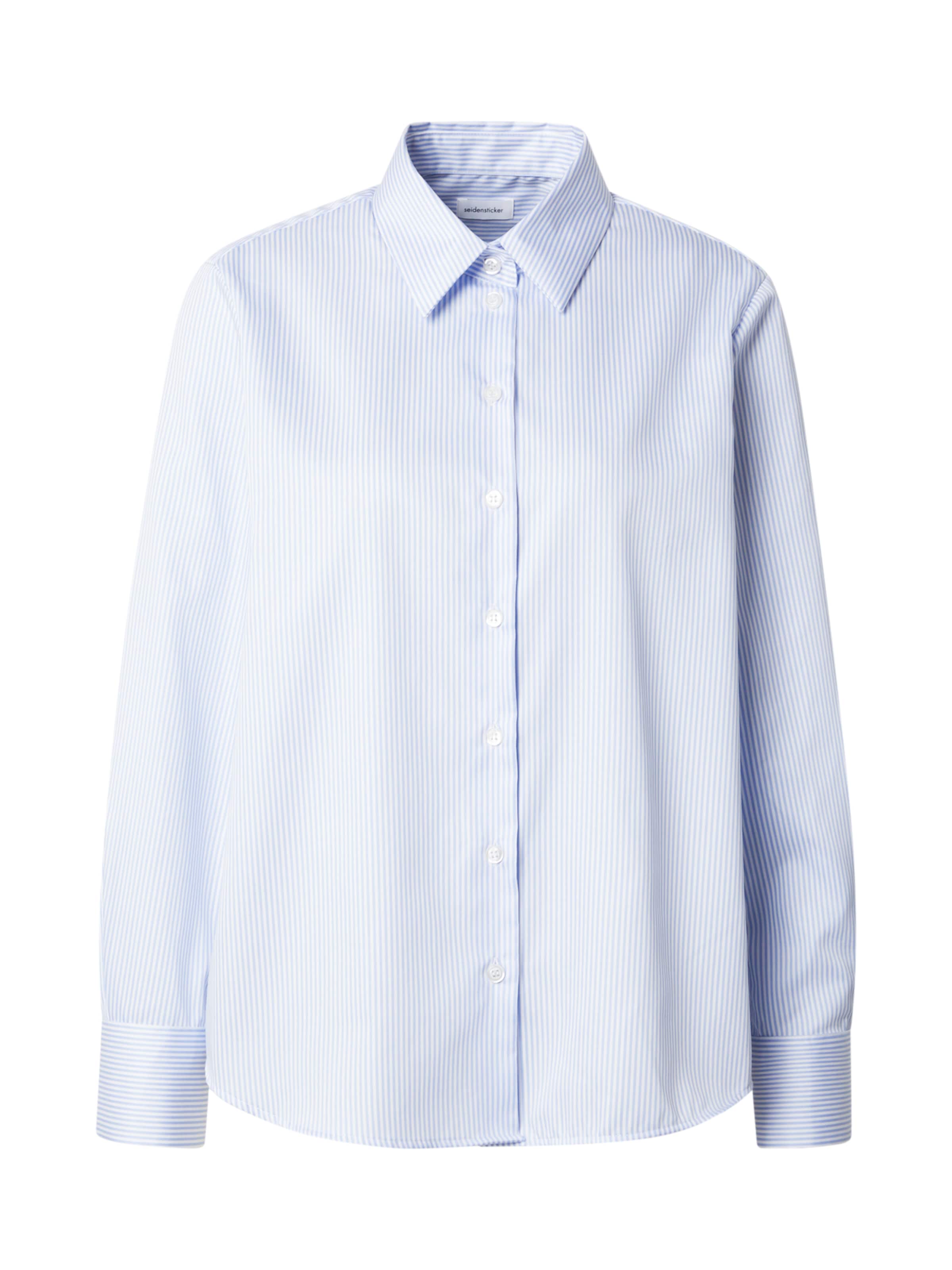 Camicia da donna di SEIDENSTICKER in blu: frontale