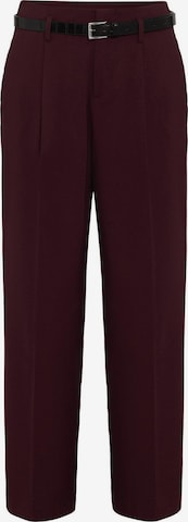 Antiochregular Hlače s naborima - crvena boja: prednji dio