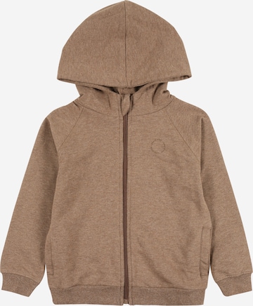 EN FANT Collegetakki värissä ruskea: etupuoli