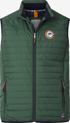 Jan Vanderstorm Vest 'Miklas' in Green: front