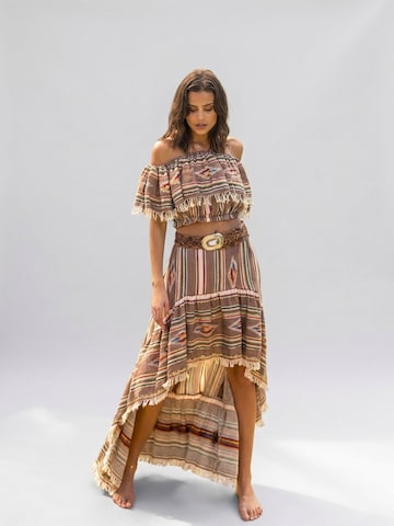 Miss June Rock‌‌‌‌‌‌ in Beige: Vorderseite
