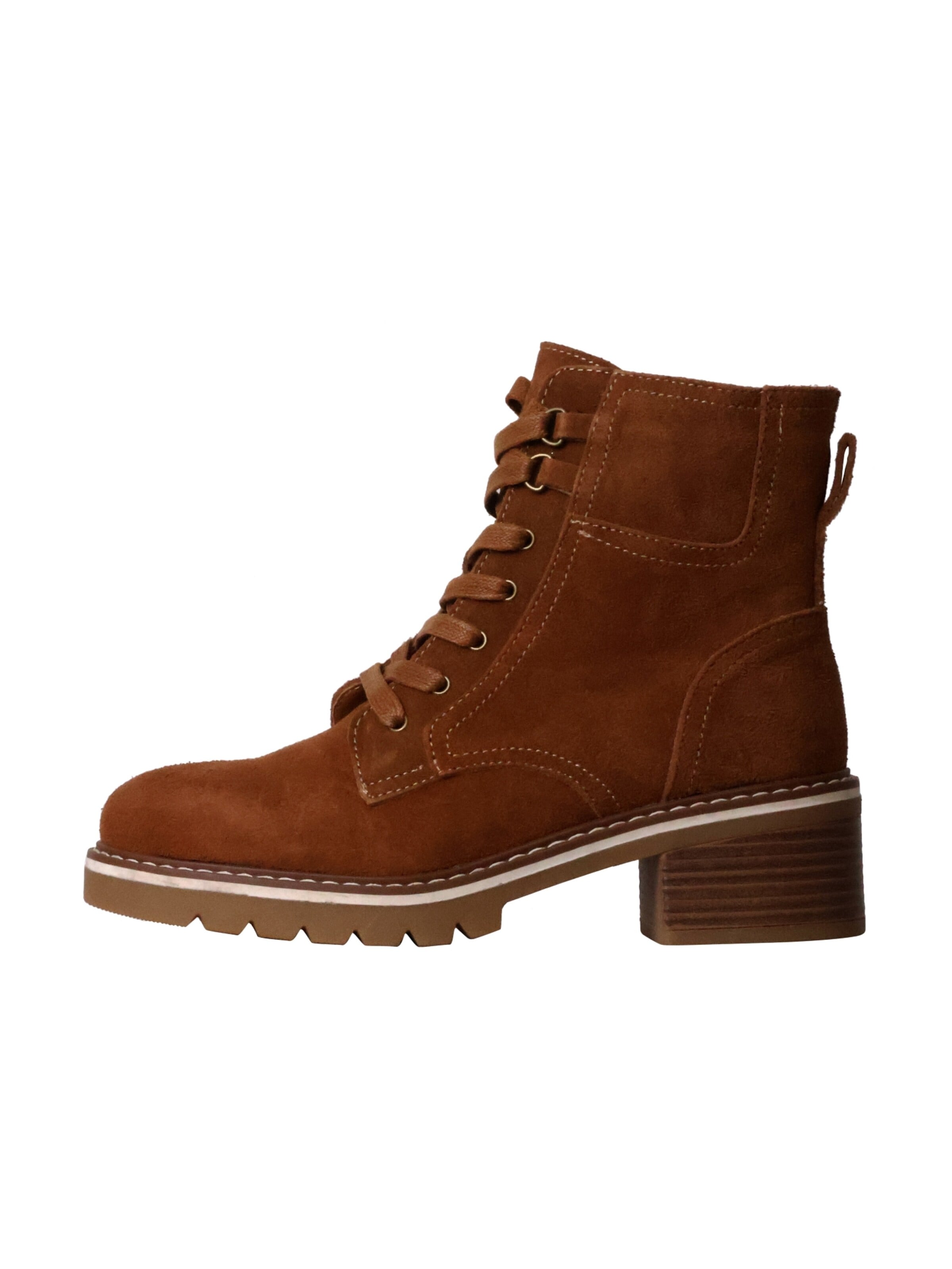 Boots 'Alénoa-Lederstiefeletten' The Divine Factory en marron : devant