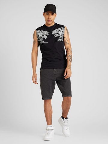 T-Shirt Plein Sport en noir