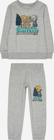 CONVERSE Sweatsuit 'INTO THE WILD' in Grey: front