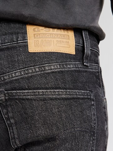 G-STAR Úzky strih Džínsy '3301' - Čierna