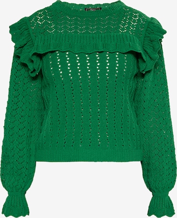 žalia faina Megztinis: priekis