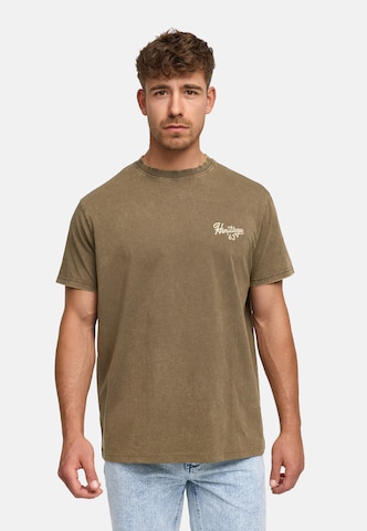 INDICODE JEANS Shirt 'INHeritage' in Beige: front